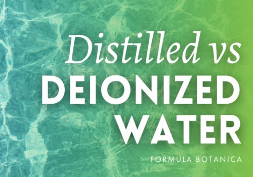 Is Deionized Water the Same as Distilled Water?